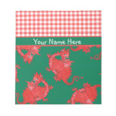 Notepad oder Jotter to Personalize: Niedliche rote Notizblock (Vorderseite)