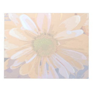 Notepad - Orange Daisy Notizblock