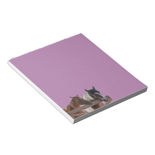 Notepad Pferde Notizblock (angewinkelt)