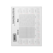 Notepad Planer 2014 Notizblock (Rotiert)