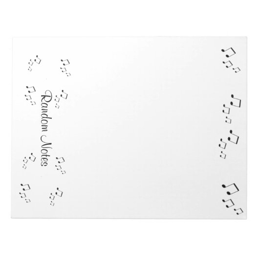 Notepad - Random Notes Notizblock (Vorderseite)