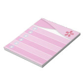 Notepad - Rosa Notizblock (Rotiert)