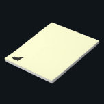 Notepad - Siegel in Silhouette Notizblock<br><div class="desc">Siegel in schwarzer Silhouette,  sitzt am unteren verlassen Mais.</div>