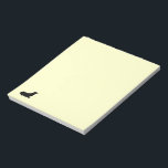 Notepad - Siegel in Silhouette Notizblock<br><div class="desc">Siegel in schwarzer Silhouette,  sitzt am unteren verlassen Mais.</div>