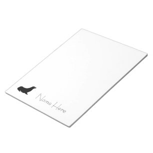 Notepad - Siegel-Silhouette Notizblock