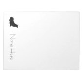 Notepad - Siegel-Silhouette Notizblock (Vorderseite)