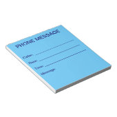 Notepad (Sky Blue) Notizblock (angewinkelt)