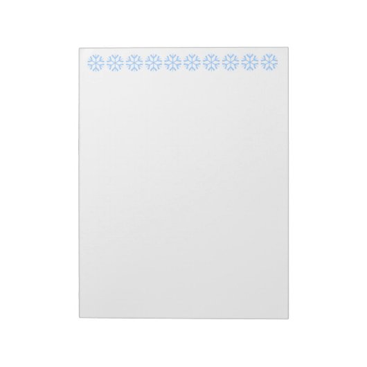 Notepad Snowflakes Notizblock (Rotiert)