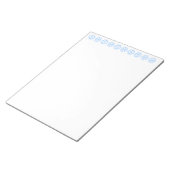 Notepad Snowflakes Notizblock (angewinkelt)