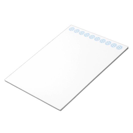Notepad Snowflakes Notizblock (angewinkelt)