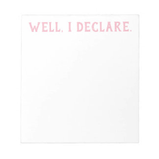 Notepad - Südliche Redewendungen (WID) Notizblock