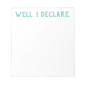 Notepad - Südliche Redewendungen (WID) Notizblock (Vorderseite)