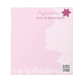 Notepad Template Aphrodite Wellness-Center & Bouti Notizblock (Vorderseite)