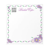 Notepad Template Bridal Expo Notizblock (Vorderseite)