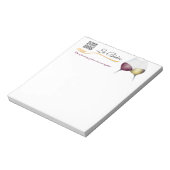 Notepad Template Fine French Cuisine Notizblock (Rotiert)