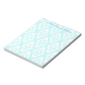 Notepad - Turqouise Lace Notizblock (Rotiert)