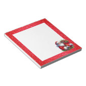Notepad-Weihnachtsfeiertag Glitzer Notizblock (angewinkelt)