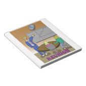 Notepad - Wiedersehen-Abdeckung (Bloco de botas - Notizblock (angewinkelt)