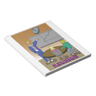 Notepad - Wiedersehen-Abdeckung (Bloco de botas - Notizblock