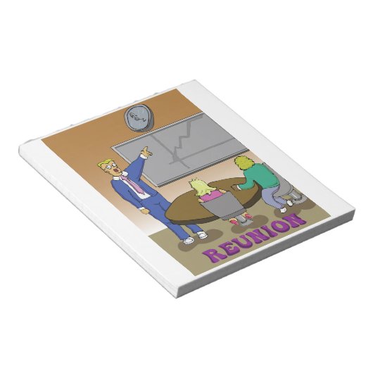 Notepad - Wiedersehen-Abdeckung (Bloco de botas - Notizblock (angewinkelt)