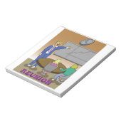 Notepad - Wiedersehen-Abdeckung (Bloco de botas - Notizblock (Rotiert)