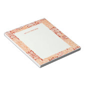 NOTEPAD : WILLIAM MORRIS : APPLE NOTIZBLOCK (angewinkelt)