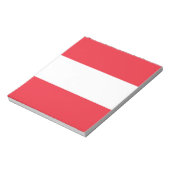 Notepad with Flag of Austria Notizblock (Rotiert)