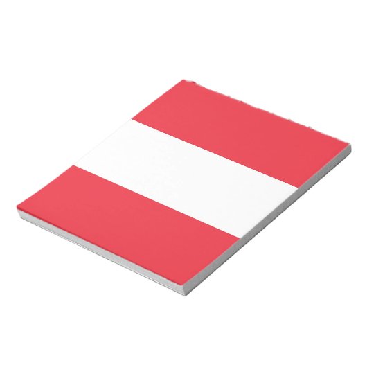 Notepad with Flag of Austria Notizblock (Rotiert)