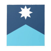 Notepad with Flag of Minnesota, USA Notizblock (Vorderseite)