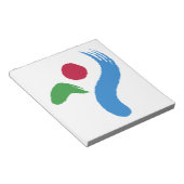 Notepad with Flag of Seoul, South Korea Notizblock (angewinkelt)
