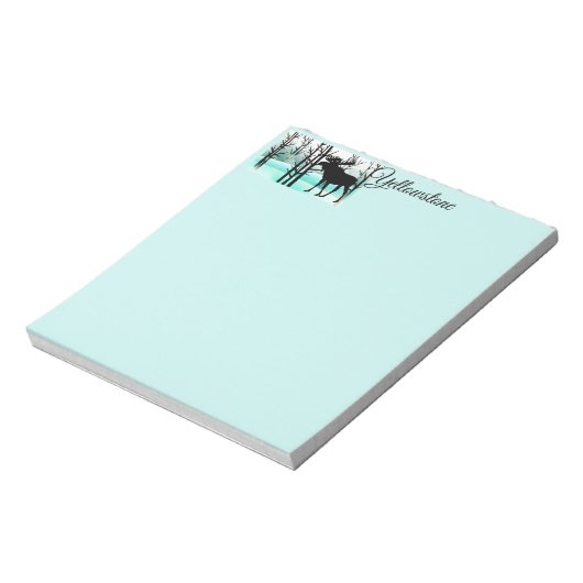 Notepad-Yellowstone-Elch Notizblock (Rotiert)