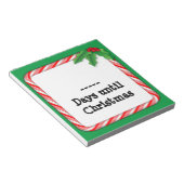 Notepad - Zählen Sie bis Weihnachten Notizblock (angewinkelt)