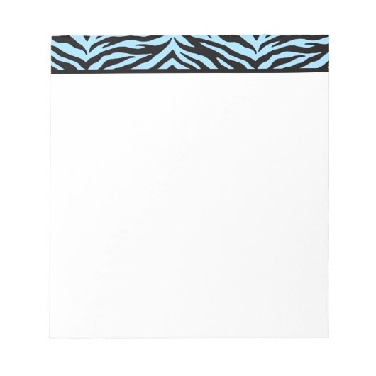 Notepad-Zebra-Print Notizblock (Vorderseite)
