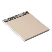 Notepad-Zebra-Print Notizblock (angewinkelt)
