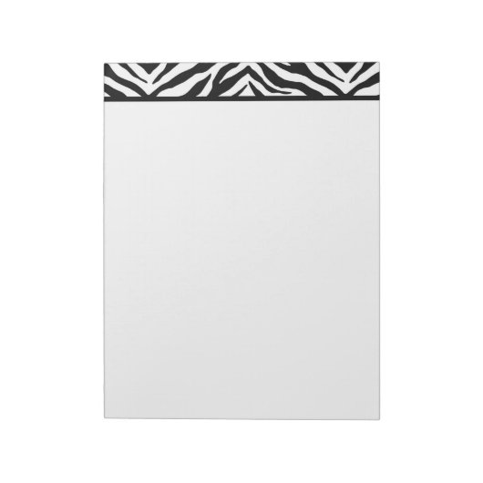 Notepad-Zebra-Print Notizblock (Rotiert)