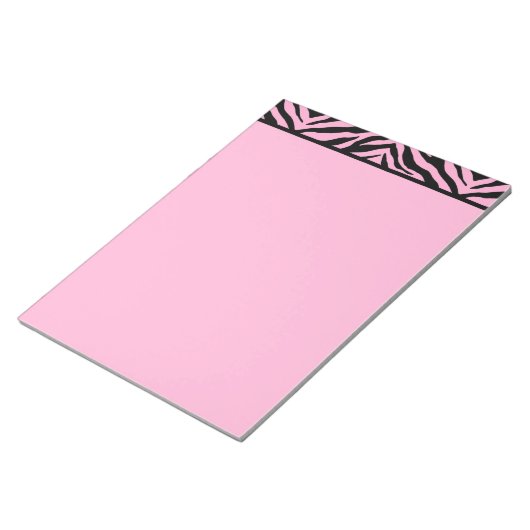Notepad-Zebra-Print Notizblock (angewinkelt)