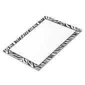 Notepad-Zebra-Print Notizblock (angewinkelt)