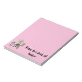 Notepad - Zwei Alpaca-Dollars Notizblock (Rotiert)