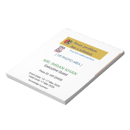 Notepads | Monogram | To-Do | Custom Notizblock (Rotiert)