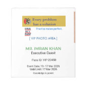 Notepads | Monogram | To-Do | Custom Notizblock (Vorderseite)