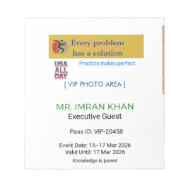 Notepads | Monogram | To-Do | Custom Notizblock