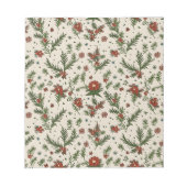 notepads with a Christmas pattern Notizblock (Vorderseite)