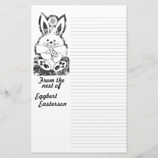 Notepaper Stationery Ostersonnige Grunge Linken Briefpapier