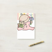 Notes Baby Girl Strip Post-it Klebezettel (Auf Schreibtisch)
