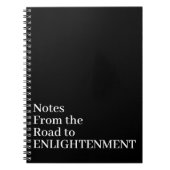 Notes from the Road to Enlightenment Buddhist Notizblock (Vorderseite)