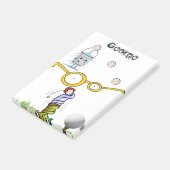 Notes Golfer Post-it Klebezettel (angewinkelt)