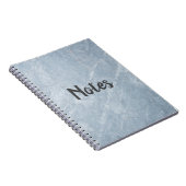 Notes Gray Marble Effect Notebook Notizblock (Rechte Seite)