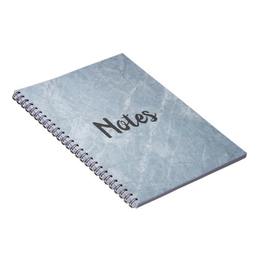 Notes Gray Marble Effect Notebook Notizblock (Rechte Seite)