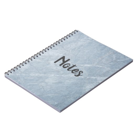 Notes Gray Marble Effect Notebook Notizblock (Linke Seite)