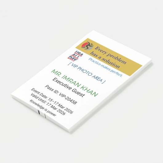 Notes | Minimalist | Custom | Elegant Post-it Klebezettel (angewinkelt)